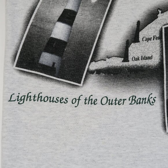 Vintage 80s Lighthouses of the Outer Banks Shirt - Picture 5 of 7